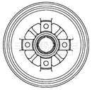 Borg & Beck Brake Drum (Single) -BBR7240