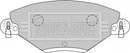 Borg & Beck Brake Pad Set - BBP1722