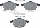 Audi Seat Skoda VW, Brake Pad Set - Textar 2339201