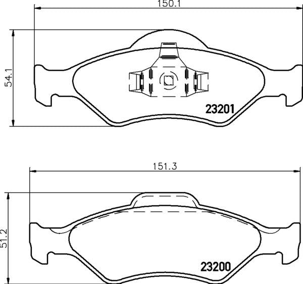 Mintex Brake Pad & Disc Kit fits -Ford MDK0202 (also fits other vehicles)