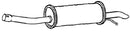 Klarius FE1336B - Box With Tail Pipe  - Fits Ford Tourino Custom 2.0TDCi