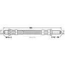 Borg & Beck Clutch Hose Part No -BBH6395