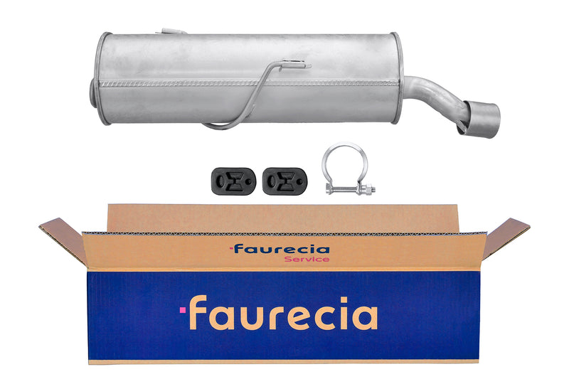 FAURECIA 8LD 366 035-171 Rear Muffler - Easy2Fit® Kit - fits SEAT IBIZA II