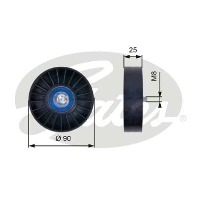 Gates DriveAlign Idler Pulley - T36033