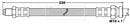 Borg & Beck Brake Hose Part No -BBH7502