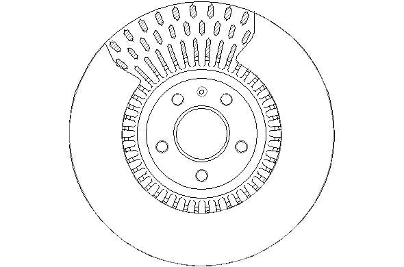 Disctech Brake Disc - Fits Audi, Fiat - ABD3364 - Front Axle