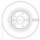 Borg & Beck Brake Disc Pair Part No -BBD4509
