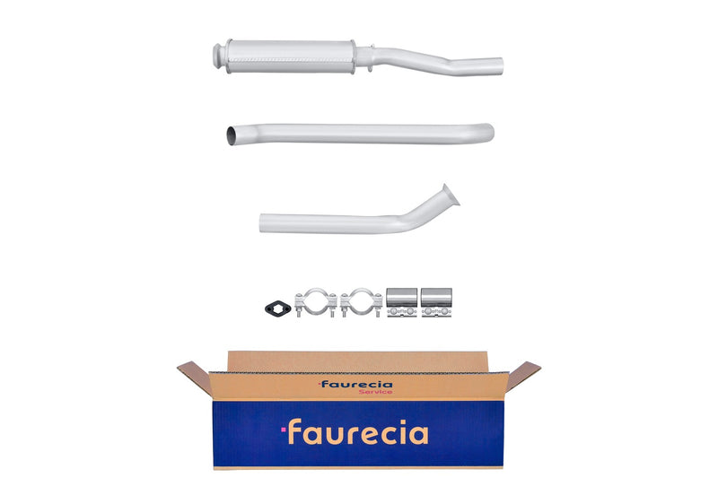 FAURECIA 8LC 366 025-451 Centre Muffler - Easy2Fit® Kit - fits RENAULT SUPER 5