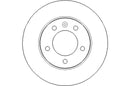 Disctech Brake Disc - Fits Nissan - ABD2178 - Rear Axle