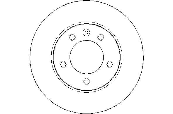 Disctech Brake Disc - Fits Nissan - ABD2178 - Rear Axle