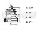 First Line Cv Joint Boot Kit Part No -FCB6157