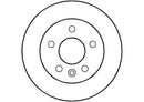 Disctech Brake Disc - Fits Ford, Vw - ABD3482 - Front Axle