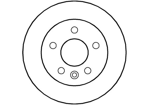 Disctech Brake Disc - Fits Ford, Vw - ABD3482 - Front Axle