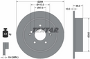 Textar  Front  Right Car Break Disc (Single) - 92326603