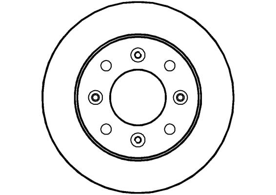 Disctech Brake Disc - Fits Citroën - ABD2937 - Front Axle