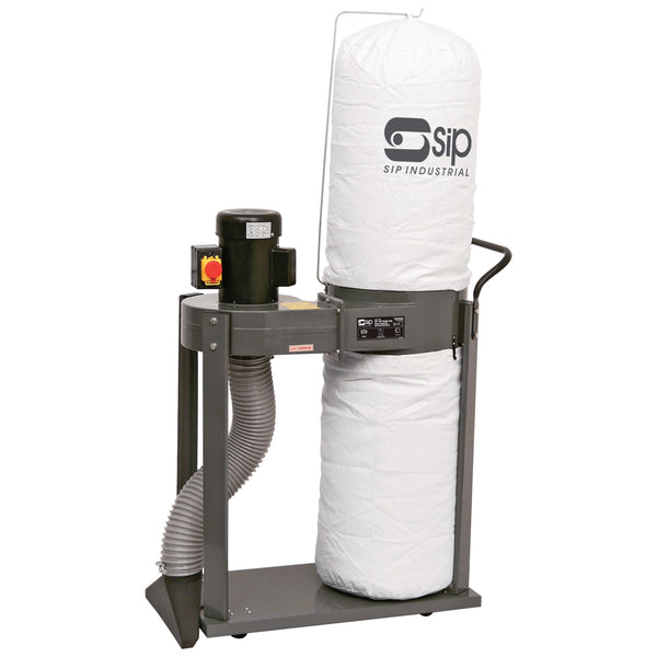 SIP 1HP Single Bag Dust Collector w/ Attachments