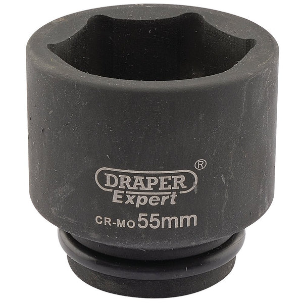Expert HI-TORQ 6 Point Impact Socket, 3/4" Sq Dr, 55mm