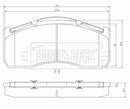 Borg & Beck Brake Pads - BBP33022