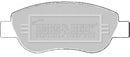 Borg & Beck Front Brake Pad Set -BBP2186