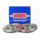 Borg & Beck Brake Disc (Pair)  - BBD5287