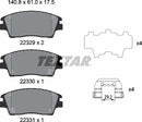 Textar Brake Pad Set - 2232901