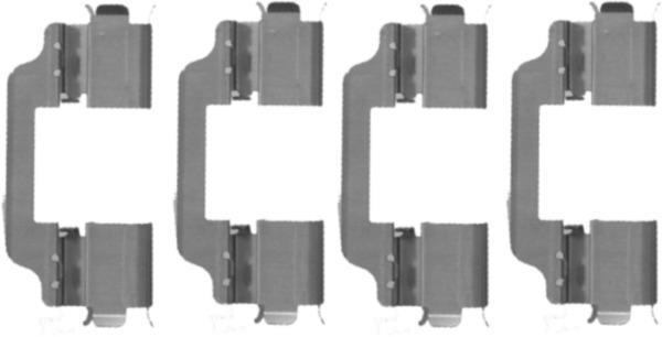 Textar Brake Pad Fitting Kit - 82506500