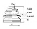 Borg & Beck Cv Joint Boot Kit Part No -BCB6328