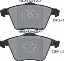 Textar Brake Pad Set - 2391202