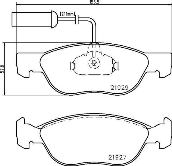 Mintex Brake Pad Set fits -Alfa Romeo MDB1829 (also fits other vehicles)