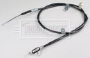 Borg & Beck Brake Cable Rear LH -BKB3875