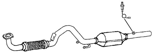 Klarius 322700 - Catalyst Type Approved Withpip  - Fits Seat Leon 1.6i