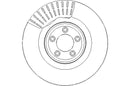 Disctech Brake Disc - Fits Bmw, Jaguar - ABD2241 - Front Axle