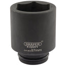 Expert HI-TORQ 6 Point Deep Impact Socket, 3/4" Sq Dr, 57mm