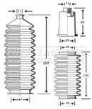 First Line Steering Gaiter Kit Part No -FSG3204