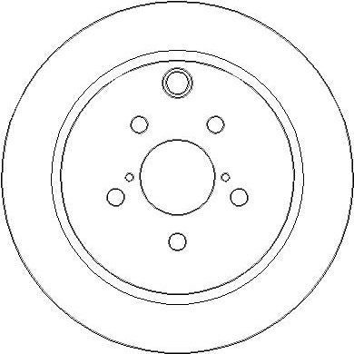 Disctech Brake Disc - Fits Jeep, Subaru - ABD3400 - Rear Axle