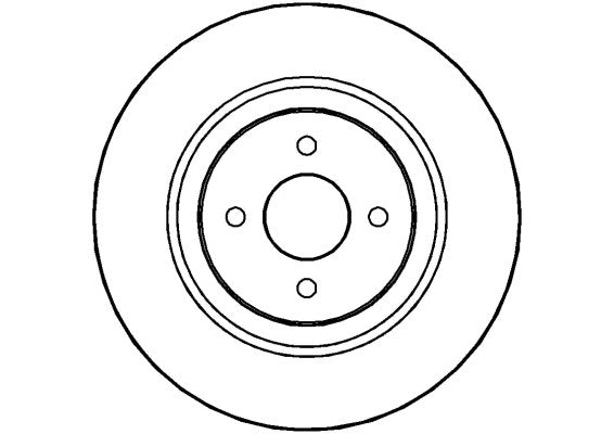 Disctech Brake Disc - Fits Citroën - ABD2799 - Front Axle