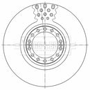 Borg & Beck Brake Disc - BBD32671