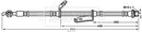 Borg & Beck Brake Hose Part No -BBH7725