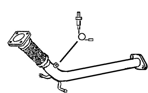 Klarius VO408E - Centre Pipe