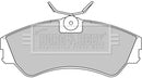 Borg & Beck Brake Pad Set -BBP1316