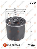 Eurorepar Oil Filter - E149170