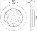 Mintex Brake Discs fits -MercedesBenz V330:5 MDC2065 (also fits other vehicles)