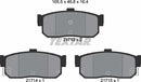 Textar Brake Pad Set - 2171301