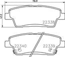 Mintex Brake Pad Set fits -Hyundai MDB3829 (also fits other vehicles)