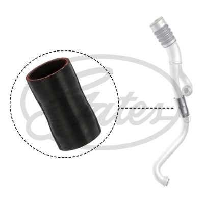 Gates Turbo Charger Hose - 09-0743