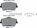 Textar Brake Pad Set - 2612601