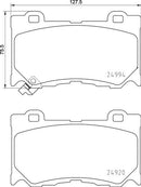 Mintex Brake Pad Set fits -Infiniti Nissan MDB3109 (also fits other vehicles)