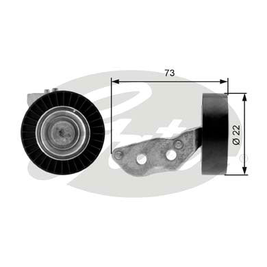 Gates DriveAlign Idler Pulley - T36105