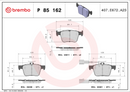 Brembo Brake Pad Set - P85162