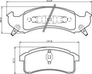 Mintex Brake Pad Set fits -Buick Cadillac Chevrolet PontiAC MDB1771 (also fits other vehicles)